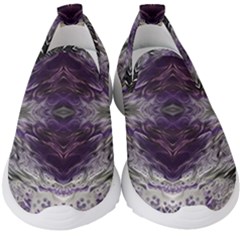 Pattern Abstract Horizontal Kids  Slip On Sneakers