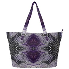 Pattern Abstract Horizontal Full Print Shoulder Bag