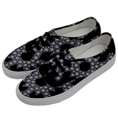 Snowflake Abstract Pattern Shape Men s Classic Low Top Sneakers by Pakrebo