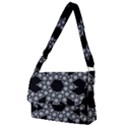 Snowflake Abstract Pattern Shape Full Print Messenger Bag View1