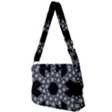 Snowflake Abstract Pattern Shape Full Print Messenger Bag View2