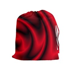 Background Red Color Swirl Drawstring Pouch (xl) by Pakrebo