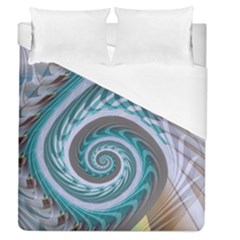 Spiral Fractal Swirl Whirlpool Duvet Cover (queen Size) by Pakrebo