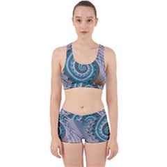 Spiral Fractal Swirl Whirlpool Work It Out Gym Set by Pakrebo