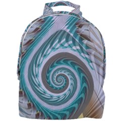 Spiral Fractal Swirl Whirlpool Mini Full Print Backpack by Pakrebo