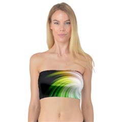 Rainbow Swirl Twirl Bandeau Top by Pakrebo