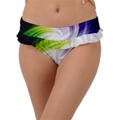 Rainbow Swirl Twirl Frill Bikini Bottom