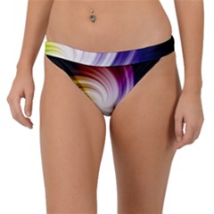 Rainbow Swirl Twirl Band Bikini Bottom