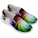 Rainbow Swirl Twirl Men s Lightweight Slip Ons View3