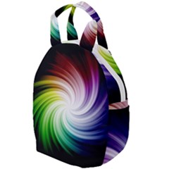 Rainbow Swirl Twirl Travel Backpacks