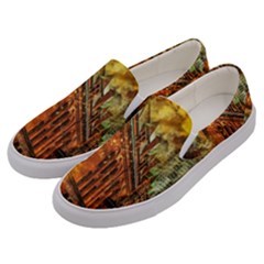 Flat Iron Building Architecture Men s Canvas Slip Ons by Pakrebo