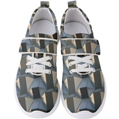 Pattern Texture Form Background Men s Velcro Strap Shoes