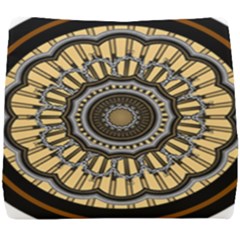 Mandala Pattern Round Ethnic Seat Cushion by Pakrebo