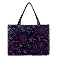 Retro Flower Pattern Design Batik Medium Tote Bag by Pakrebo