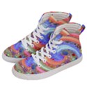 Swirl Vortex Emoji Cyclone Motion Men s Hi-Top Skate Sneakers View2