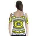 Mandala Pattern Round Ethnic Butterfly Sleeve Cutout Tee  View2