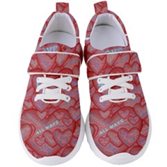 Love Hearts Valentine Red Symbol Women s Velcro Strap Shoes