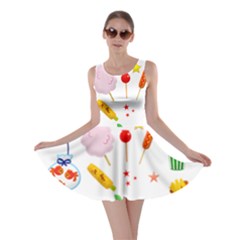 Summer Fair Food Goldfish Skater Dress by Pakrebo