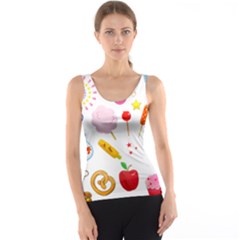 Summer Fair Food Goldfish Tank Top by Pakrebo