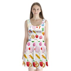 Summer Fair Food Goldfish Split Back Mini Dress  by Pakrebo