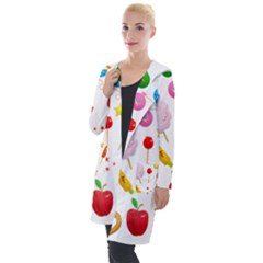 Summer Fair Food Goldfish Hooded Pocket Cardigan