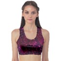 Retro Flower Pattern Design Batik Sports Bra View1