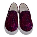 Retro Flower Pattern Design Batik Women s Canvas Slip Ons View1