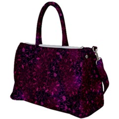 Retro Flower Pattern Design Batik Duffel Travel Bag