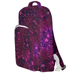 Retro Flower Pattern Design Batik Double Compartment Backpack by Pakrebo