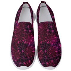 Retro Flower Pattern Design Batik Men s Slip On Sneakers