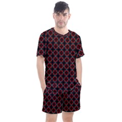 Pattern Design Artistic Decor Men s Mesh Tee And Shorts Set