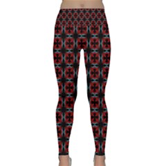 Pattern Design Artistic Decor Lightweight Velour Classic Yoga Leggings