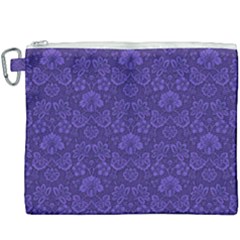 Wallpaper Seamless Damask Wall Canvas Cosmetic Bag (xxxl)