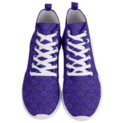 Wallpaper Seamless Damask Wall Men s Lightweight High Top Sneakers