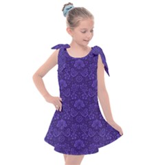 Wallpaper Seamless Damask Wall Kids  Tie Up Tunic Dress