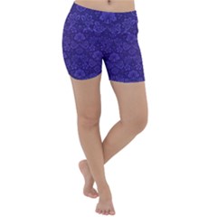 Wallpaper Seamless Damask Wall Lightweight Velour Yoga Shorts