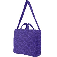 Wallpaper Seamless Damask Wall Square Shoulder Tote Bag