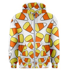 Candy Corn Halloween Candy Candies Men s Zipper Hoodie