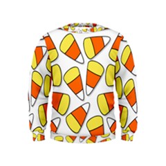 Candy Corn Halloween Candy Candies Kids  Sweatshirt by Pakrebo