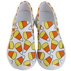 Candy Corn Halloween Candy Candies Men s Lightweight Slip Ons by Pakrebo