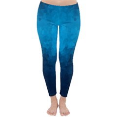 Deep Ocean Classic Winter Leggings by LoolyElzayat