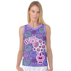 Charmed (purple Pattern) Women s Basketball Tank Top