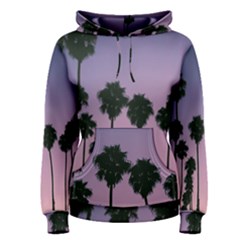 All Over Printed T-shirt- Palm Trees Women s Pullover Hoodie by helpmyfuryfriends419