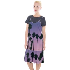 All Over Printed T-shirt- Palm Trees Camis Fishtail Dress by helpmyfuryfriends419