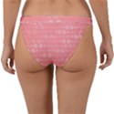 Background Polka Dots Pink Band Bikini Bottom View2