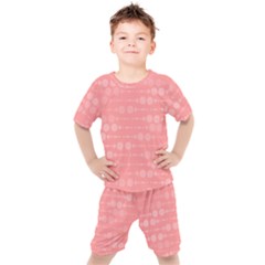 Background Polka Dots Pink Kid s Set