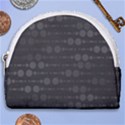 Background Polka Dots Horseshoe Style Canvas Pouch View1