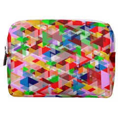 Background Triangle Rainbow Make Up Pouch (medium) by Mariart