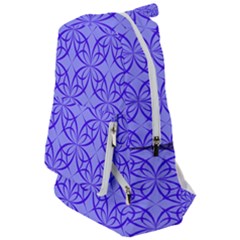 Blue Curved Line Travelers  Backpack by Mariart