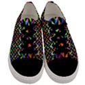 Abstract Geometric Men s Low Top Canvas Sneakers View1